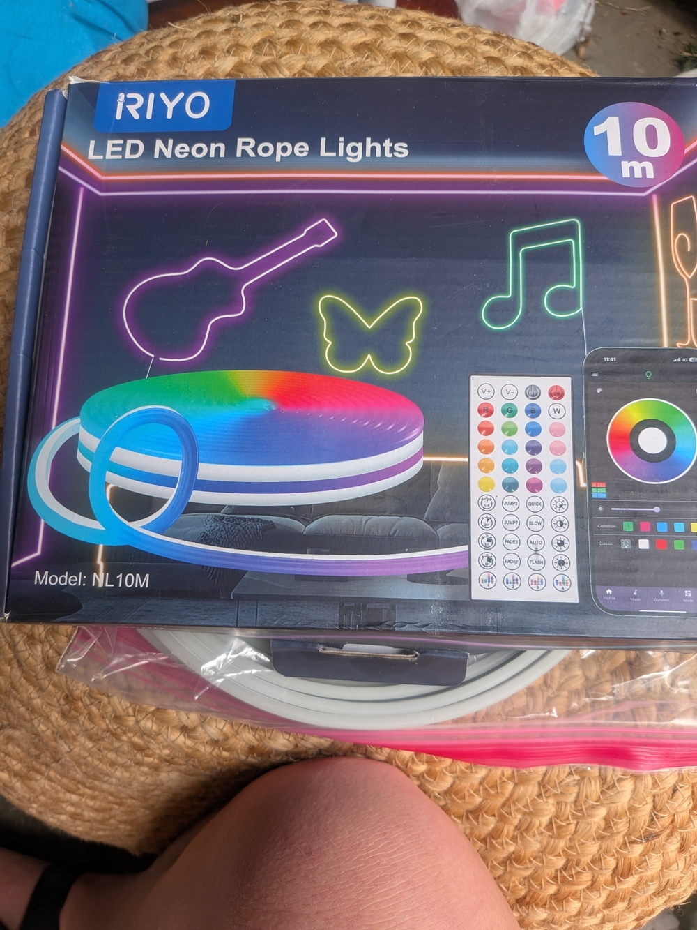 LED Neon Rope Lights - Multicolor (10m)